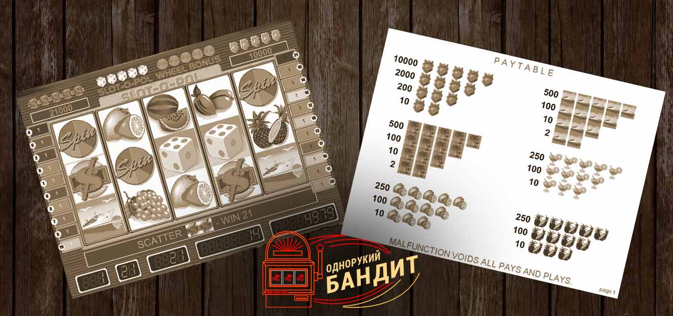 Ешки «Slot o Pol» - однорукий бандит на мобильный телефон и планшет Играть в Ешки «Slot o Pol» на одноруком бандите